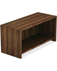 Lorell Essentials Series Wall Mount Open Hutch, 30inW, Walnut