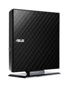 Asus SDRW-08D2S-U DVD-Writer - Retail Pack - DVD-RAM/Â±R/Â±RW Support - 24x CD Read/24x CD Write/16x CD Rewrite - 8x DVD Read/8x DVD Write/8x DVD Rewrite - Double-layer Media Supported - USB 2.0 - Slimline