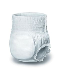 Protect Plus Protective Underwear, Large, 40 - 56in, White, 25 Per Bag, Case Of 4 Bags