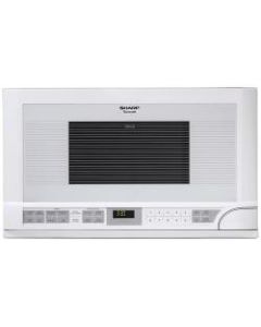 Sharp R1211T 1.5 Cu Ft Over-The-Counter Microwave Oven, White