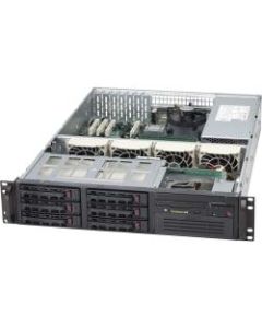 Supermicro SC822T-400LPB Chassis - Rack-mountable - Black