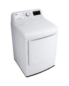 LG DLG7101W Gas Dryer - 7.30 ft³ - Front Loading - Vented - 7 Modes - Steam Function - White - Energy Star