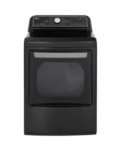 LG DLGX7901BE Gas Dryer - 7.30 ft³ - Front Loading - Vented - 12 Modes - Steam Function - Black Steel - Energy Star