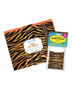 Barker Creek Folder/Pocket Set, 9in x 12in, Tiger, Set of 42