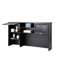 Realspace Magellan 58inW Hutch For Corner Desk, Espresso