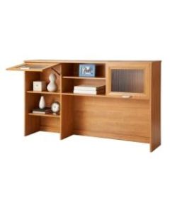 Realspace Magellan Hutch For Corner/L-Desk, Honey Maple