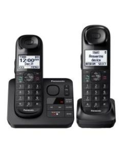 Panasonic DECT 6.0 Cordless Phone With Answering Machine And 2 Handsets, KX-TGL432B