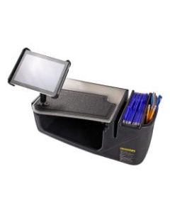 AutoExec GripMaster Car Desk Efficiency With Built-In 200W Inverter And Mount For Apple iPad And Tablets, Gray