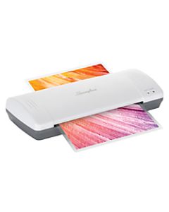 Swingline Inspire Plus Thermal Pouch Laminator, 9in Width, White/Gray