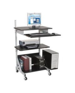 Balt Alekto-3 Totally Adjustable Workstation, Black/Silver