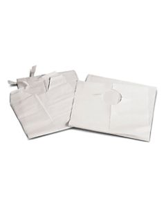 Medline Adult Tissue/Poly Backed Disposable Bibs, 19in x 35in, Case Of 150