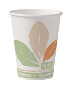 Bare PLA-lined Hot Cups - 12 fl oz - 1000 / Carton - White - Paper - Hot Drink