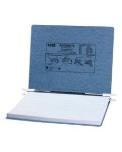 Wilson Jones Presstex Data Binder With Retractable Hooks, 60% Recycled, Light Blue