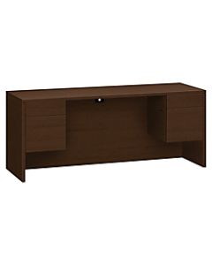 HON 10500 Series Double Pedestal Credenza, Mocha