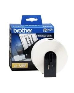Brother DK1208 Label Tape, 3-1/2 X 1-1/2, 400, White