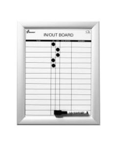 SKILCRAFT In/Out Wall Dry-Erase Whiteboard, 11in x 14in, Aluminum Frame With Silver Finish (AbilityOne 7520 01 484 5261)