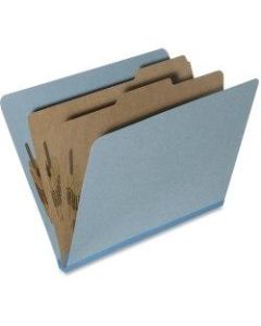 Pressboard Classification Folders, 30% Recycled, Light Blue (AbilityOne 7530-01-556-7915)