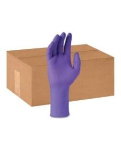 Kimberly-Clark Purple Nitrile Exam Gloves - 12in - Medium Size - Nitrile, Polyethylene, Natural Rubber - Purple - Durable, Textured Fingertip, Latex-free, Beaded Cuff, Tear Resistant - For Chemotherapy - 500 / Carton - 6 mil Thickness
