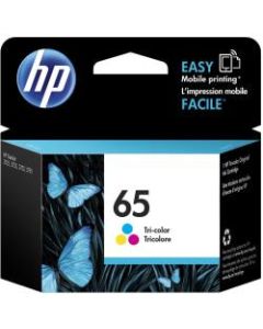 HP 65 Tricolor Original Ink Cartridge, N9K01AN
