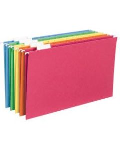 Smead Hanging File Folders, Legal Size, Assorted Bright Colors, Pack Of 25 Folders