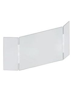 Azar Displays Cashier Shield, 62in x 30in, Clear