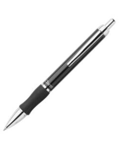 Pentel Client Retractable/Refillable Ballpoint Pen, Medium Point, 1.0 mm, Black Barrel/Black Ink