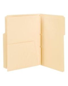 Smead Self-Stick Folder Dividers With Pockets, Letter Size, Pack Of 25