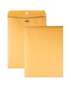 Quality Park Clasp Envelopes, 9in x 12in, Brown, Box Of 250