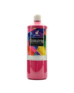 Chroma ChromaTemp Artists Tempera Paint, 32 Oz, Magenta, Pack Of 2