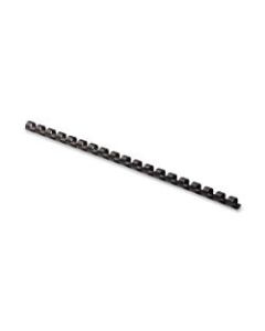 Fellowes Letter-Size Plastic Comb Bindings, 1/4in, 20-Sheet Capacity, Black, Box Of 100
