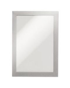 DURABLE DURAFRAME Sign Holders, 6-1/2in x 9-1/2in, Silver, Set Of 2 Holders