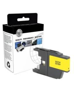 Clover Technologies Group CTGLC75Y Remanufactured High-Yield Yellow Ink Cartridge Replacement For Brother LC71Y / LC75Y