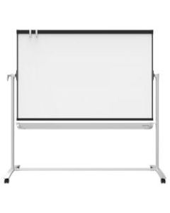 Quartet Prestige 2 Magnetic Dry-Erase Whiteboard With Mobile Easel, 72in x 48in, Plastic Frame With Graphite Finish