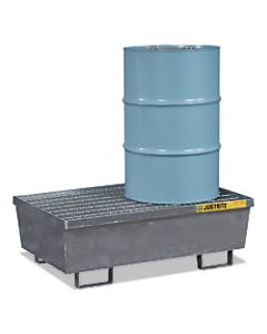 Steel Spill Control Pallets, Galvanized, 31.5 in x 47 1/4 in