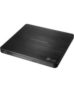 LG GP60NB50 External Ultra Slim DVD Rewriter, USB 2.0, Black