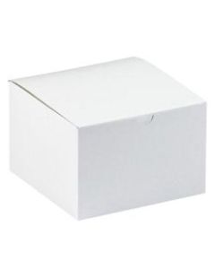Office Depot Brand Gift Boxes, 6inL x 6inW x 4inH, 100% Recycled, White, Case Of 100