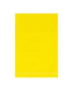 Office Depot Brand Flat 2-Mil Poly Bags, 4in x 6in, Yellow, Case Of 1,000