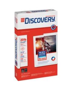 Discovery Premium Selection Multi-Use Paper, Ledger Size (11in x 17in), 20 Lb, Carton Of 2,500 Sheets
