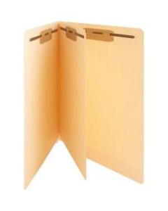 Business Source 3/4in Expanding Medical File Folders - Letter - 8 1/2in x 11in Sheet Size - 3/4in Expansion - 2in Fastener Capacity - End Tab Location - 11 pt. Folder Thickness - Manila - Recycled - 40 / Box
