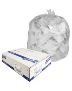 Genuine Joe Economy High-Density Can Liners, 45 Gallons, Translucent, Box Of 250