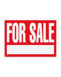 Cosco "For Sale" Sign and Stake Kit, 16in x 22 1/2in, Red/White