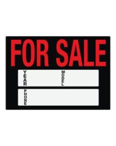 Cosco Static Cling "Car Sale" Sign Kit