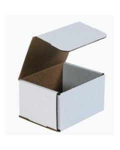 Office Depot Brand White Corrugated Mailers, 5in x 4in x 3in, Pack Of 50