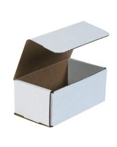 Office Depot Brand White Corrugated Mailers, 7in x 4in x 3in, Pack Of 50
