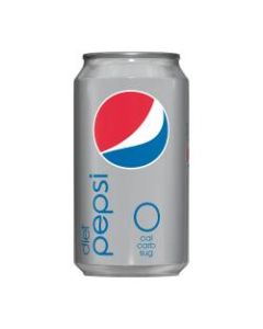 Diet Pepsi Cola, 12 Oz, Pack Of 24 Cans