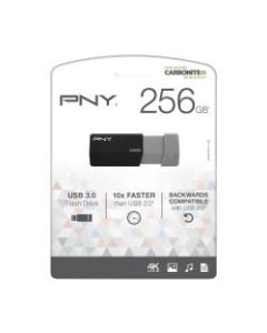 PNY USB 3.0 Flash Drive, 256GB, Black