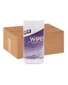 Genuine Joe All Purpose Cleaning Wipes - Wipe - 5.13in Width x 5.88in Length - 100 / Canister - 12 / Carton - Multi
