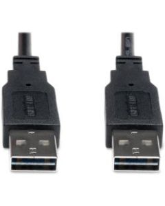 Tripp Lite 3ft USB 2.0 High Speed Reversible Connector Cable Universal M/M - (Reversible A to Reversible A M/M) 3-ft.