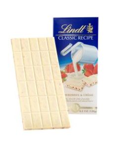 Lindt Classic Recipe Bars, Strawberries & Cream, 4.2 Oz, Box Of 12