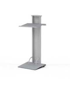 Mayline Lighted Mobile Lectern, Silver